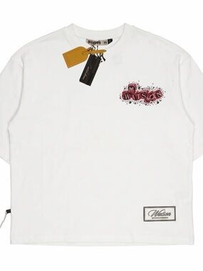 💠🎲🎲💠 Watson White Short  Sleeve High Roller Boxy Tee